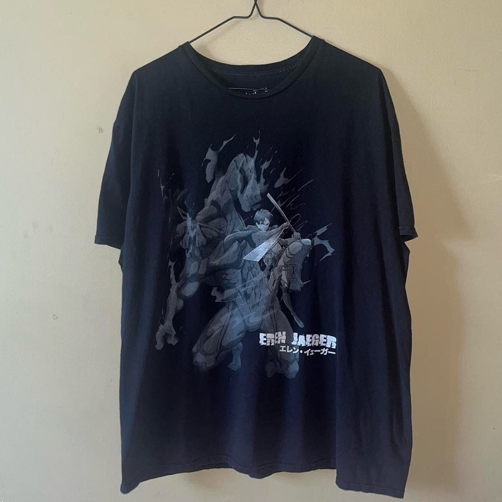 Attack On Titan Season 2 Eren Jaeger Graphic Anime Tee